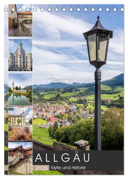 Produktbild: ALLG&Auml;U Idylle und Historie (Tischkalender 2026 DIN A5 hoch), CALVENDO Monatskalender