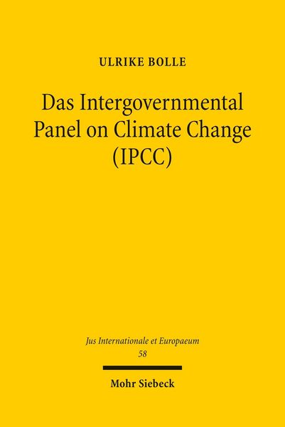 Produktbild: Das Intergovernmental Panel on Climate Change (IPCC)