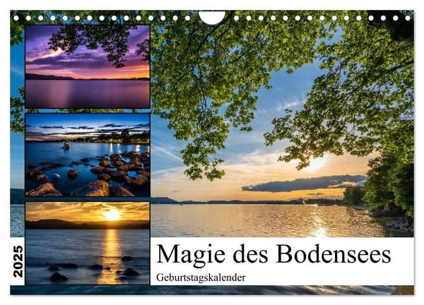 Magie des Bodensees (Wandkalender 2025 DIN A4 quer), CALVENDO Monatskalender