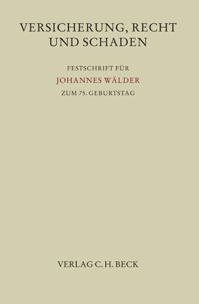 Produktbild: Versicherung, Recht und Schaden