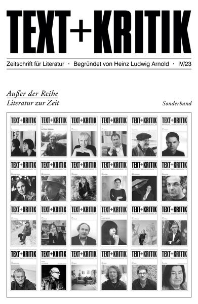 Produktbild: TEXT + KRITIK Sonderband - Au&szlig;er der Reihe