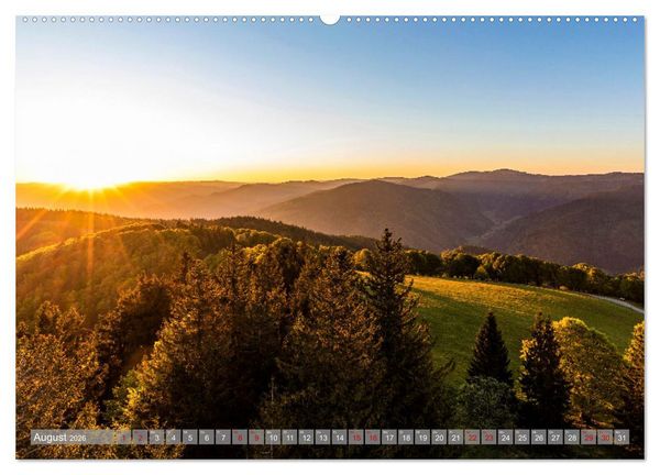 Produktbild: Ein Jahr im Schwarzwald (hochwertiger Premium Wandkalender 2026 DIN A2 quer), Kunstdruck in Hochglanz