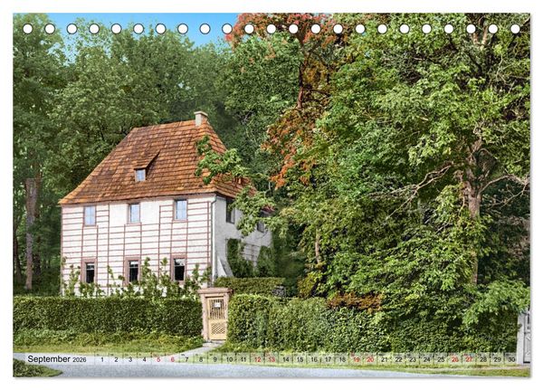 Produktbild: Th&uuml;ringen um das Jahr 1900 &ndash; Fotos neu restauriert und detailcoloriert. (Tischkalender 2026 DIN A5 quer), CALVENDO Monatskalender