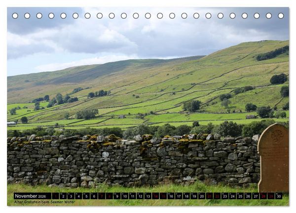 Produktbild: Traumhafte Yorkshire Dales (Tischkalender 2026 DIN A5 quer), CALVENDO Monatskalender