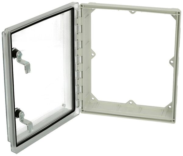 Produktbild: Fibox PW 292409 T 4901884 Sichtfenster Deckel Transparent, Doppelbart, UV-best&auml;ndig (L x B x H) 88 x 244 x 291 mm Polycarbonat Grau 1 St.