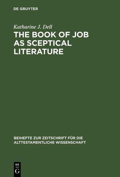 Produktbild: The Book of Job as Sceptical Literature