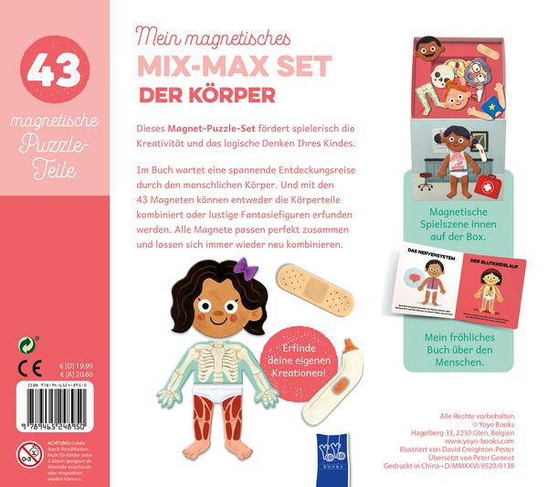 Produktbild: Mein magnetisches Mix-Max-Set - Der K&ouml;rper