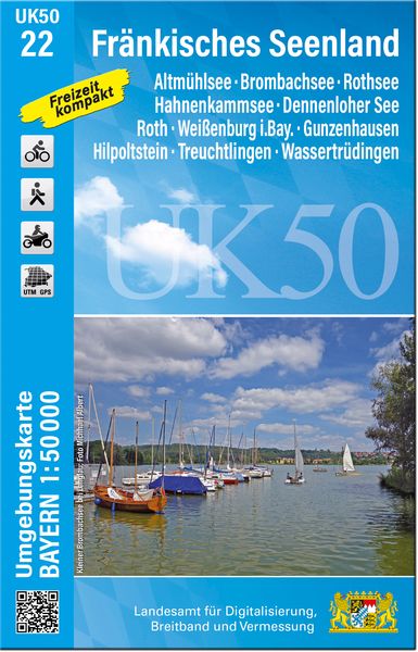 Produktbild: UK50-22 Fr&auml;nkisches Seenland