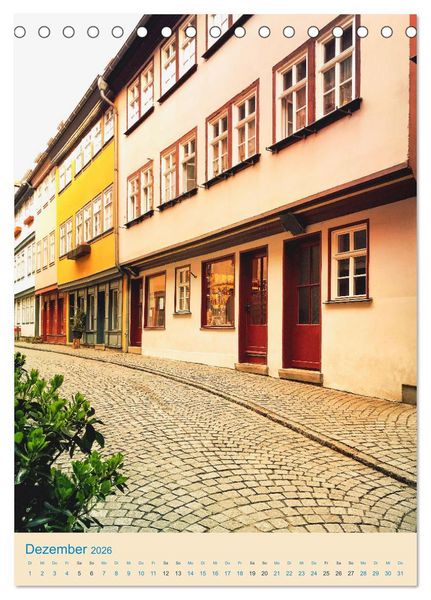 Produktbild: Erfurt und Eisenach - Traumhaft Sch&ouml;n (Tischkalender 2026 DIN A5 hoch), CALVENDO Monatskalender