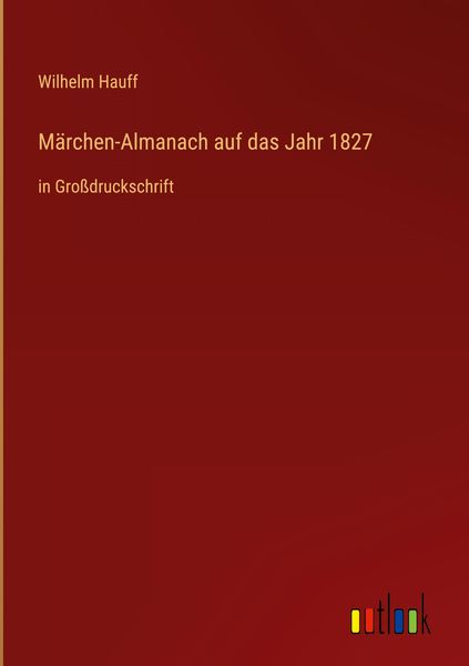 Produktbild: M&auml;rchen-Almanach auf das Jahr 1827