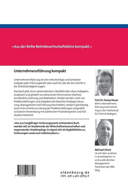 Produktbild: Unternehmensf&uuml;hrung kompakt