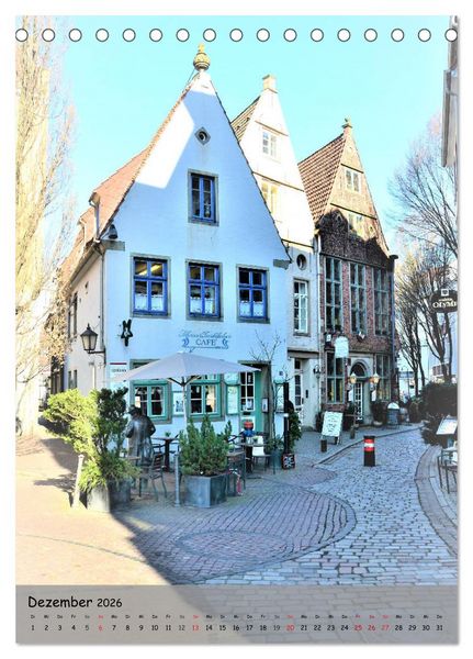 Produktbild: Freie Hansestadt BREMEN (Tischkalender 2026 DIN A5 hoch), CALVENDO Monatskalender