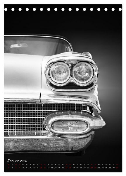 Produktbild: Amerikanische Autos 1950er bis 1980er Favoriten (Tischkalender 2026 DIN A5 hoch), CALVENDO Monatskalender