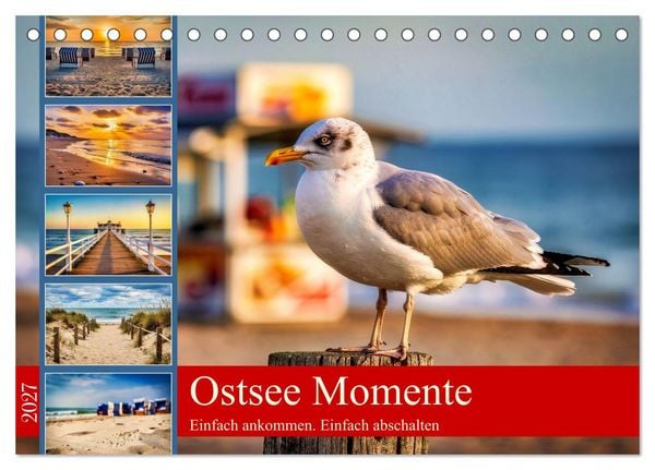 Produktbild: Ostsee Momente (Tischkalender 2027 DIN A5 quer), CALVENDO Monatskalender