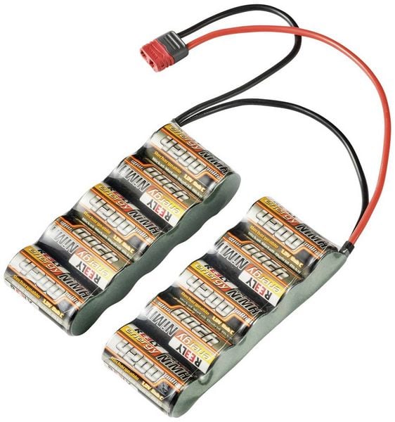 Produktbild: Reely Modellbau-Akkupack (NiMh) 12V 4200 mAh Zellen-Zahl: 10 Side-by-Side T-Stecksystem
