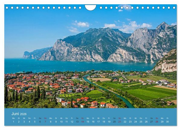 Produktbild: Gardasee - lago di Garda by Sascha Ferrari (Wandkalender 2026 DIN A4 quer), CALVENDO Monatskalender