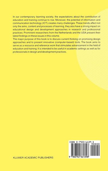 Produktbild: Design Approaches and Tools in Education and Training