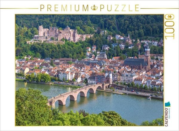 Produktbild: CALVENDO Puzzle Heidelberg am Neckar | 1000 Teile Lege-Gr&ouml;&szlig;e 64x48cm Foto-Puzzle f&uuml;r gl&uuml;ckliche Stunden