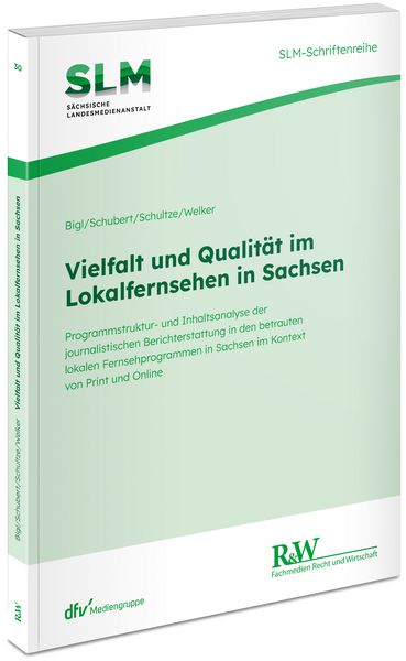 Produktbild: Vielfalt und Qualit&auml;t im Lokalfernsehen in Sachsen