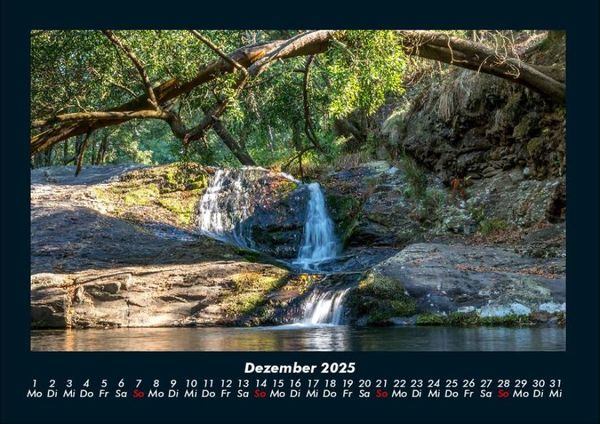 Produktbild: Wasserf&auml;lle 2025 Fotokalender DIN A4