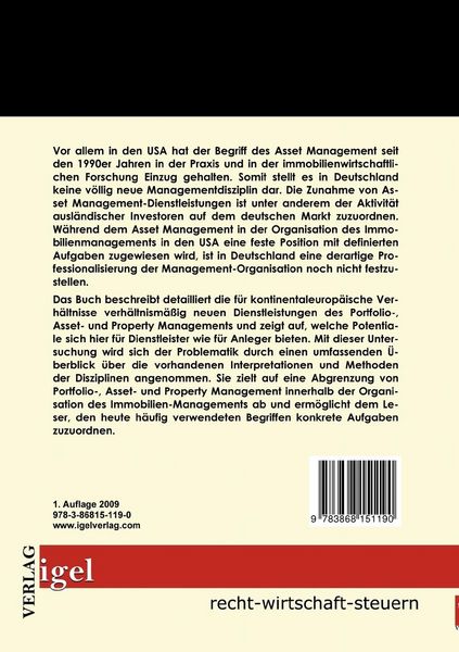 Produktbild: Portfolio-, Asset- und Property Management