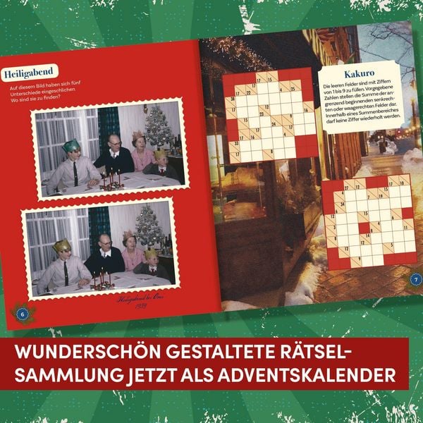 Produktbild: Das Rentner-R&auml;tselbuch &ndash; Adventskalender