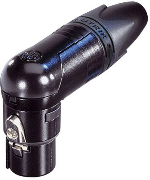 Produktbild: Neutrik NC6FRX-B XLR-Steckverbinder Buchse, gewinkelt Polzahl: 6 Schwarz 1St.