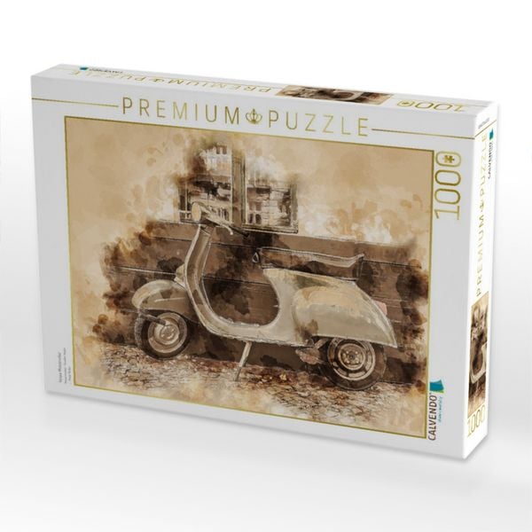 Produktbild: CALVENDO Puzzle Vespa Mototrroller | 1000 Teile Lege-Gr&ouml;&szlig;e 64x48cm Foto-Puzzle f&uuml;r gl&uuml;ckliche Stunden