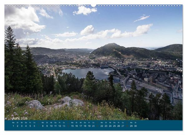 Produktbild: Norwegen atemberaubende Landschaft (Wandkalender 2026 DIN A2 quer), CALVENDO Monatskalender