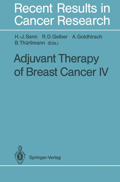 Produktbild: Adjuvant Therapy of Breast Cancer IV
