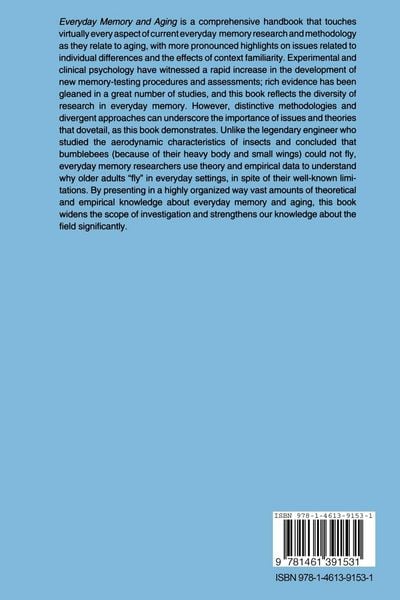 Produktbild: Everyday Memory and Aging