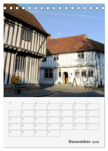 Produktbild: East Anglia - Englands wundersch&ouml;ner Osten (Tischkalender 2026 DIN A5 hoch), CALVENDO Monatskalender