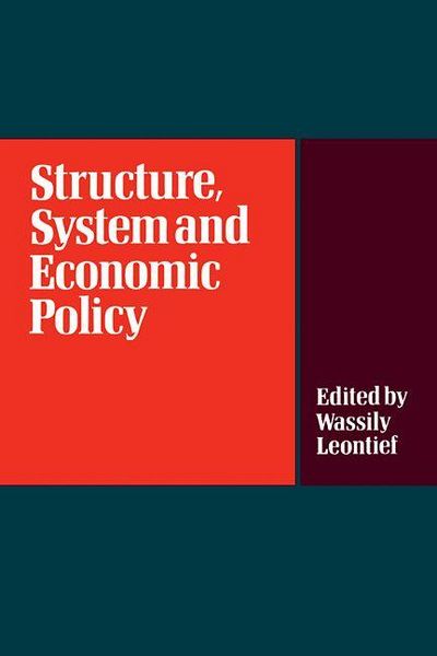 Produktbild: Structure, System and Economic Policy