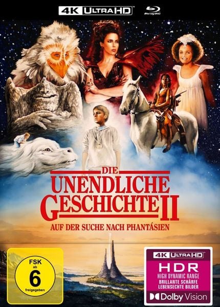 Produktbild: Die unendliche Geschichte II - Auf der Suche nach Phant&aacute;sien - 2-Disc Limited Collector's Edition Mediabook (4K Ultra HD) (+ Blu-ray)