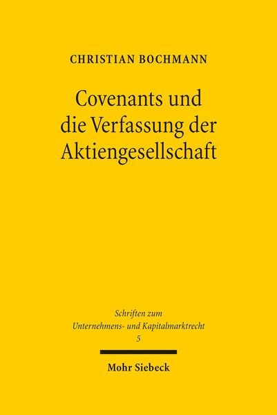 Produktbild: Covenants und die Verfassung der Aktiengesellschaft