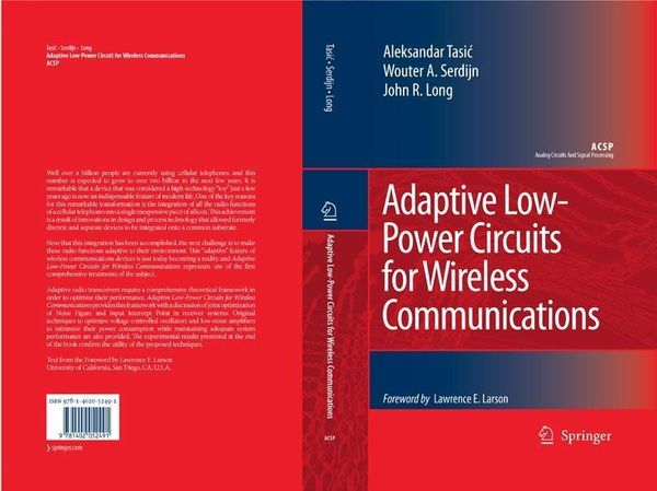 Produktbild: Adaptive Low-Power Circuits for Wireless Communications