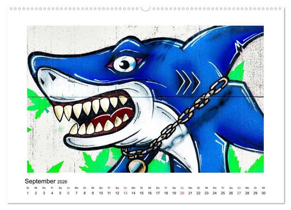 Produktbild: Streetart for home Michael Jaster (hochwertiger Premium Wandkalender 2026 DIN A2 quer), Kunstdruck in Hochglanz