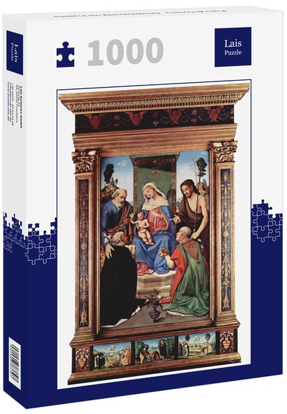 Lais Puzzle Piero di Cosimo - Gesamtansicht mit Predella 1000 Teile