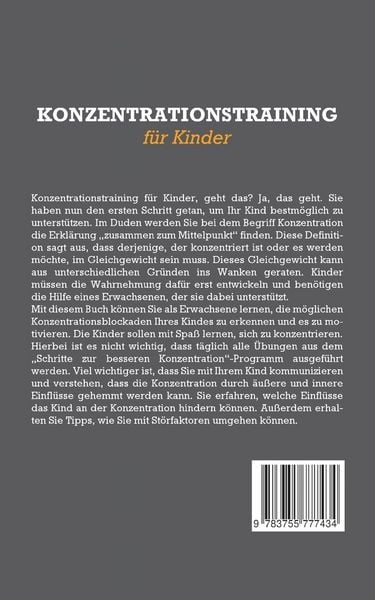 Produktbild: Konzentrationstraining f&uuml;r Kinder