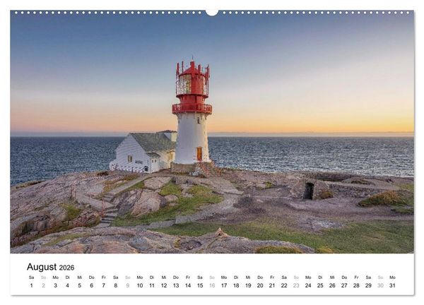 Produktbild: Norwegen - Magie aus Licht und Landschaft (Wandkalender 2026 DIN A2 quer), CALVENDO Monatskalender
