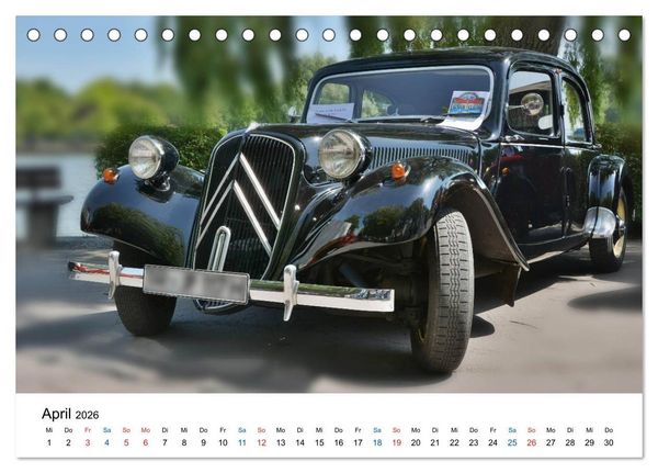 Produktbild: Oldtimer - Altes Blech in neuem Glanz (Tischkalender 2026 DIN A5 quer), CALVENDO Monatskalender
