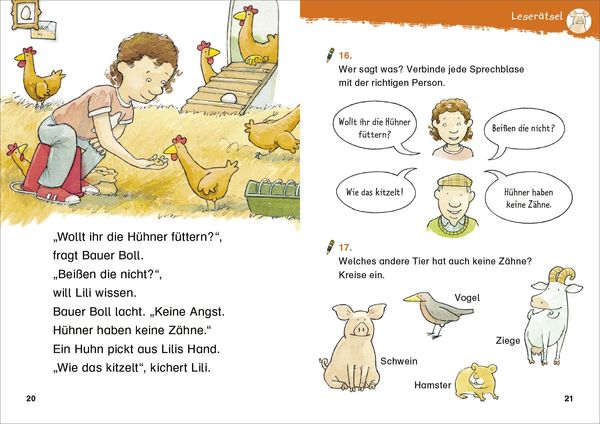 Produktbild: Duden Leseprofi &ndash; Lustiges Lese-&Uuml;bungsbuch f&uuml;r die 1. Klasse