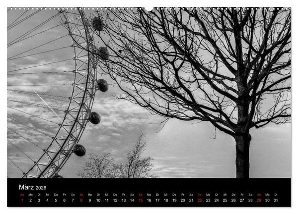Produktbild: Unterwegs in London (Wandkalender 2026 DIN A2 quer), CALVENDO Monatskalender