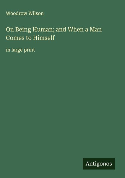 Produktbild: On Being Human; and When a Man Comes to Himself