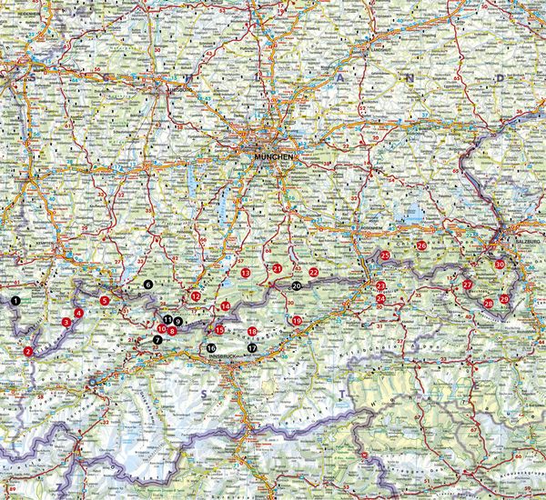 Produktbild: ROTHER Wanderbuch H&uuml;ttentouren Bayerische Alpen mit angrenzendem Tirol. 30 Touren f&uuml;r 2-4 Tage