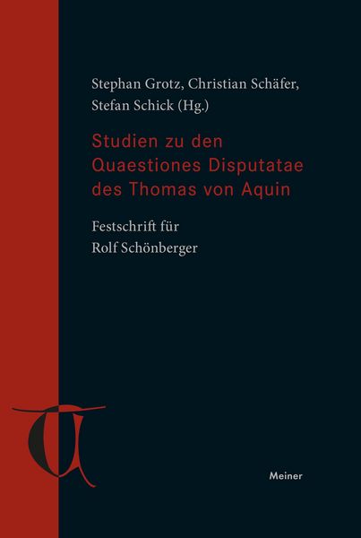 Produktbild: Studien zu den Quaestiones Disputatae des Thomas von Aquin