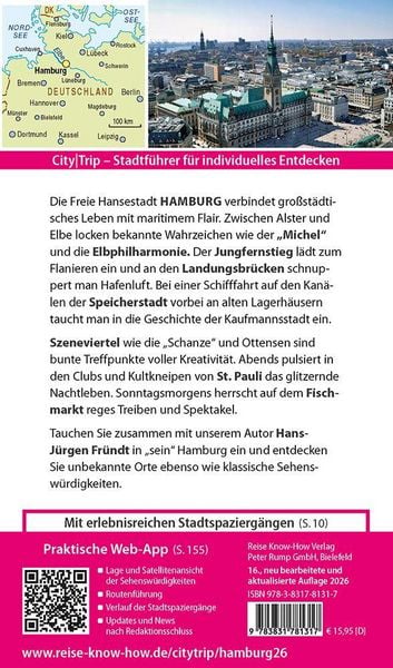 Produktbild: Reise Know-How CityTrip Hamburg