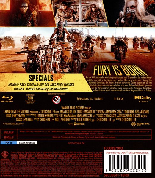 Produktbild: Furiosa: A Mad Max Saga