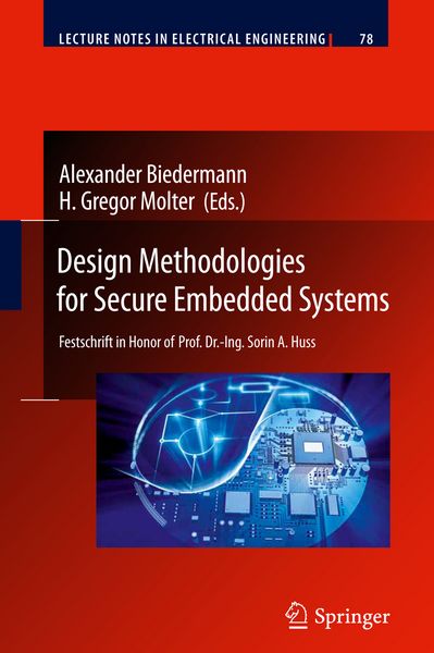 Produktbild: Design Methodologies for Secure Embedded Systems