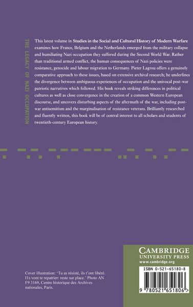 Produktbild: The Legacy of Nazi Occupation